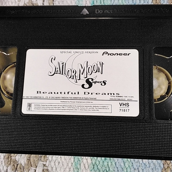 VINTAGE SAILOR MOON VHS TAPES BEAUTIFUL DREAMS - Picture 3 of 4